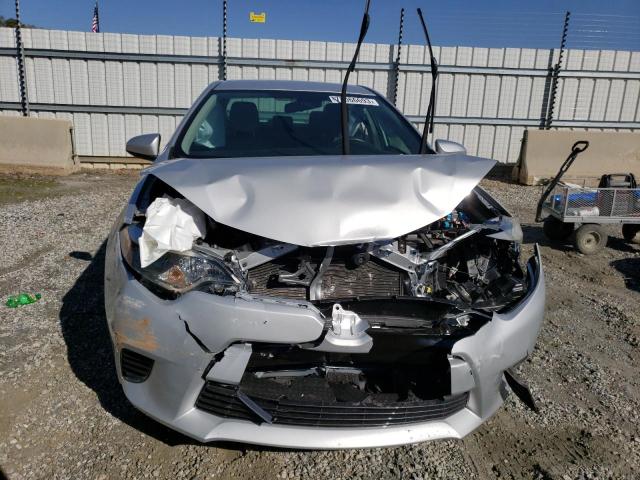 2T1BURHE4GC528805 - 2016 TOYOTA COROLLA L SILVER photo 5