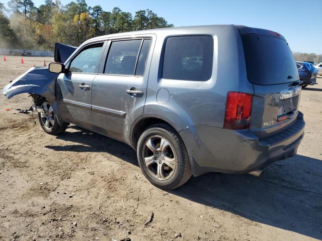 5FNYF3H57CB014356 - 2012 HONDA PILOT EXL GRAY photo 2