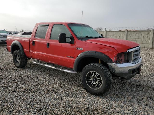 1FTSW31F71ED13109 - 2001 FORD F350 SRW SUPER DUTY RED photo 4