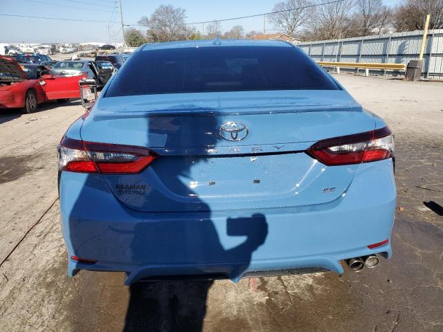 4T1S11AK3RU201727 - 2024 TOYOTA CAMRY SE NIGHT SHADE BLUE photo 6