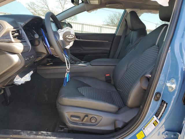 4T1S11AK3RU201727 - 2024 TOYOTA CAMRY SE NIGHT SHADE BLUE photo 7