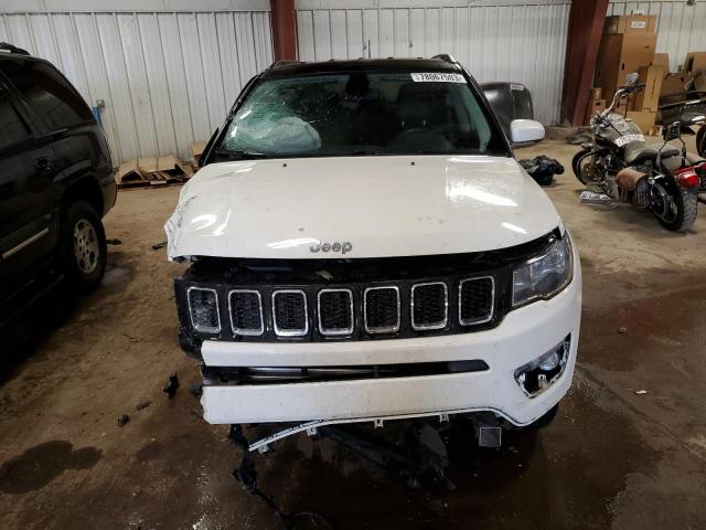 3C4NJDCB4LT223396 - 2020 JEEP COMPASS LIMITED WHITE photo 5