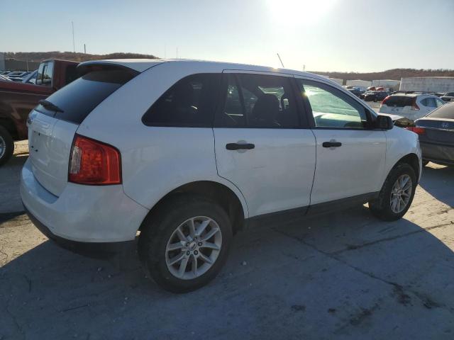 2FMDK3GC6EBA65949 - 2014 FORD EDGE SE WHITE photo 3