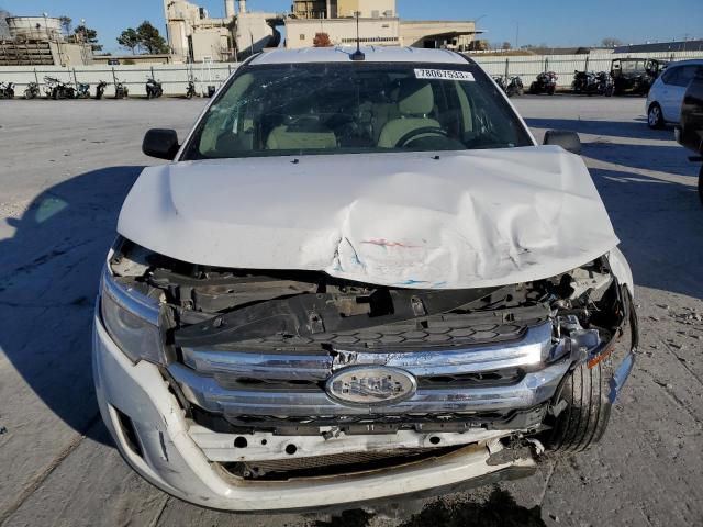 2FMDK3GC6EBA65949 - 2014 FORD EDGE SE WHITE photo 5