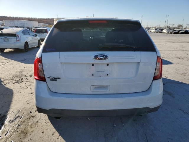 2FMDK3GC6EBA65949 - 2014 FORD EDGE SE WHITE photo 6