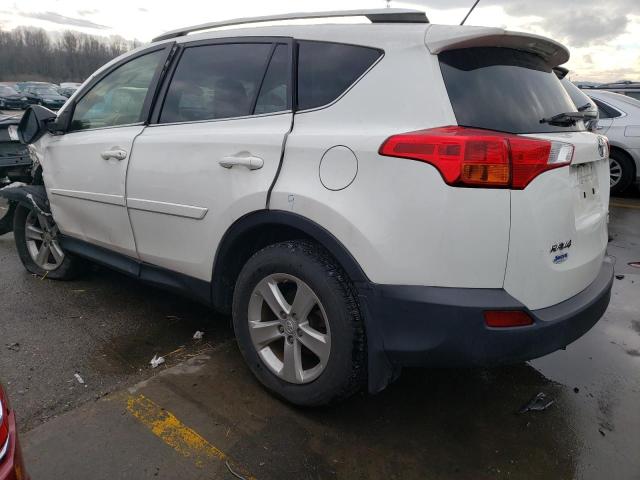 JTMRFREV6EJ003484 - 2014 TOYOTA RAV4 XLE WHITE photo 2