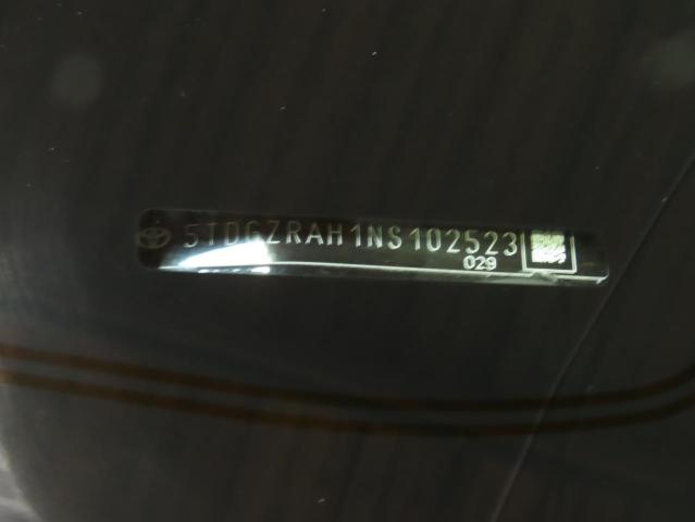 5TDGZRAH1NS102523 - 2022 TOYOTA HIGHLANDER XLE Qara foto 10