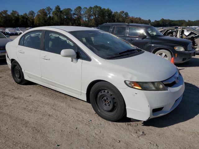 19XFA1F57BE006761 - 2011 HONDA CIVIC LX WHITE photo 4