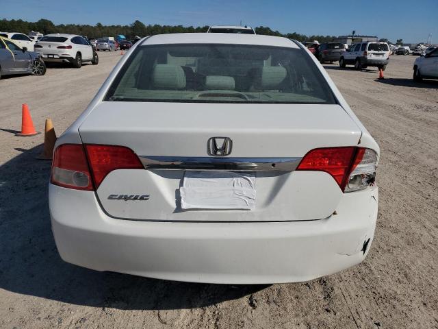 19XFA1F57BE006761 - 2011 HONDA CIVIC LX WHITE photo 6