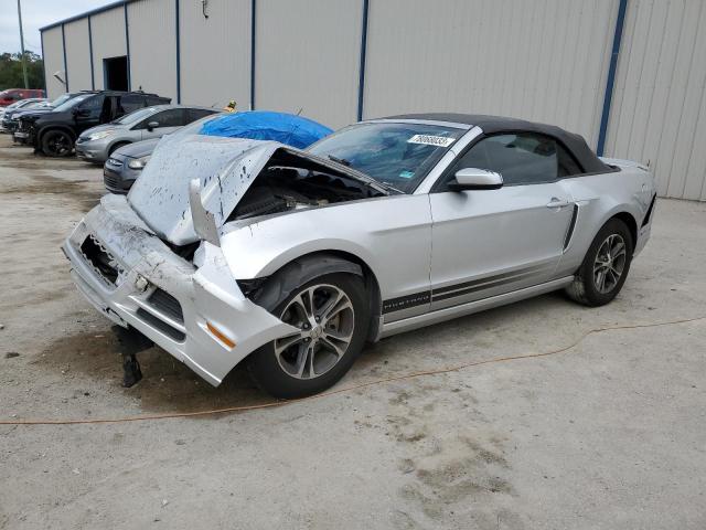 1ZVBP8EM3E5256283 - 2014 FORD MUSTANG SILVER photo 1