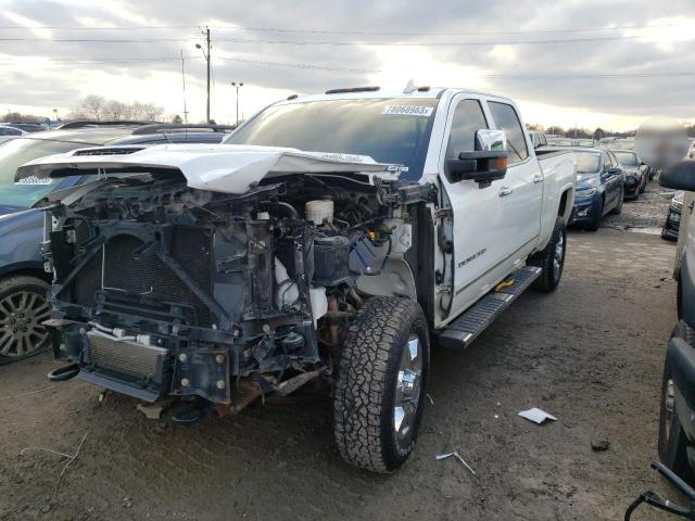 1GT12UEYXJF281307 - 2018 GMC SIERRA K2500 DENALI WHITE photo 1