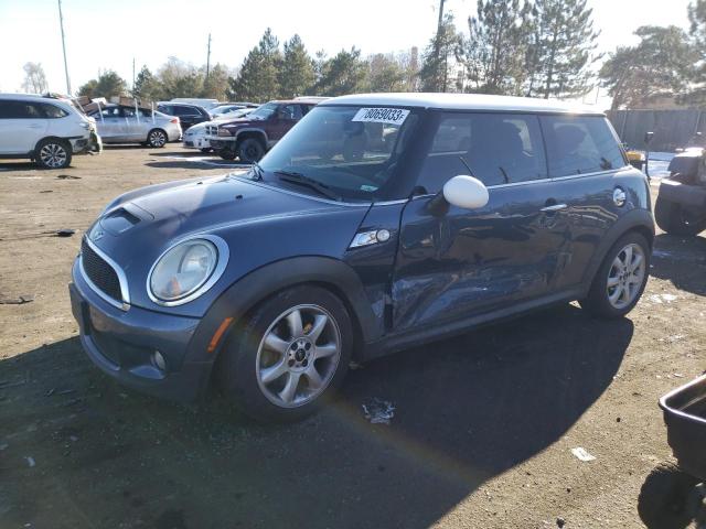 WMWMF7C57ATZ72319 - 2010 MINI COOPER S BLUE photo 1