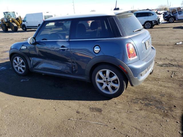 WMWMF7C57ATZ72319 - 2010 MINI COOPER S BLUE photo 2