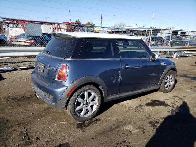 WMWMF7C57ATZ72319 - 2010 MINI COOPER S BLUE photo 3