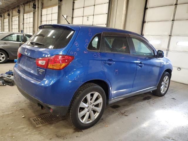 4A4AP3AW9FE027366 - 2015 MITSUBISHI OUTLANDER ES BLUE photo 3