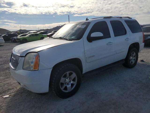 1GKFK13047J377896 - 2007 GMC YUKON WHITE photo 1