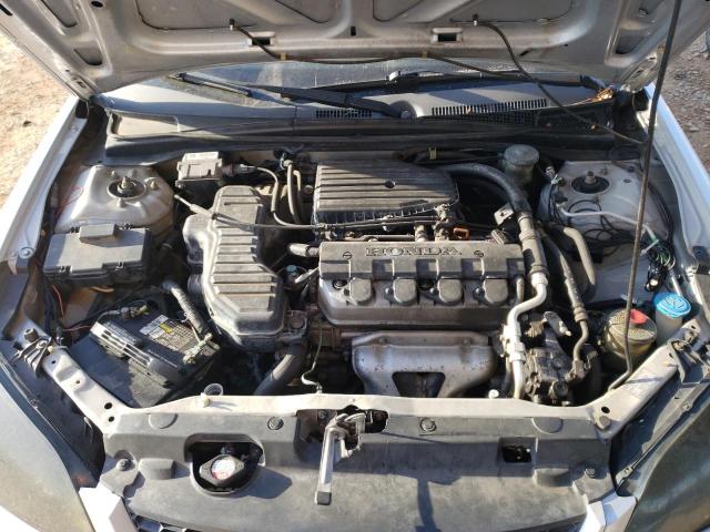 1HGEM22535L055662 - 2005 HONDA CIVIC LX SILVER photo 11