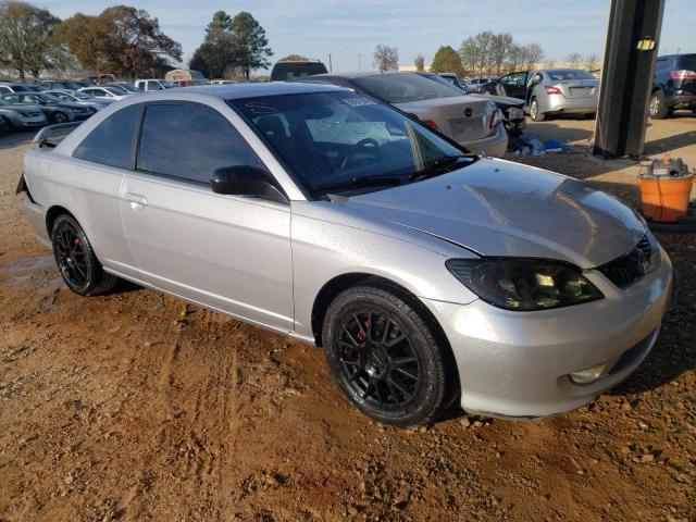 1HGEM22535L055662 - 2005 HONDA CIVIC LX SILVER photo 4