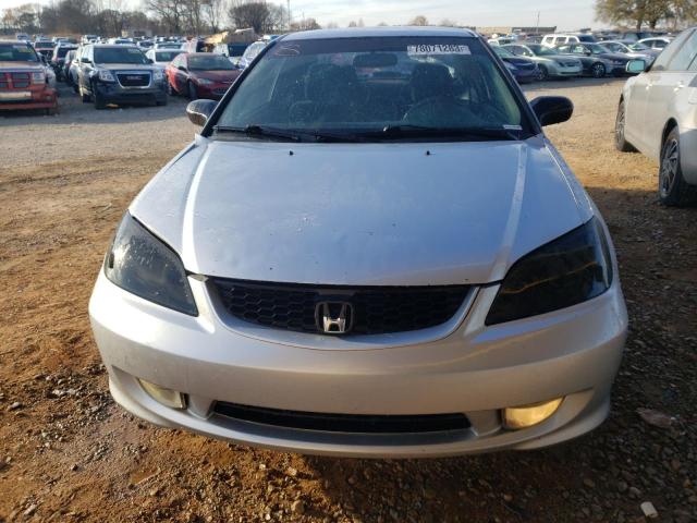 1HGEM22535L055662 - 2005 HONDA CIVIC LX SILVER photo 5