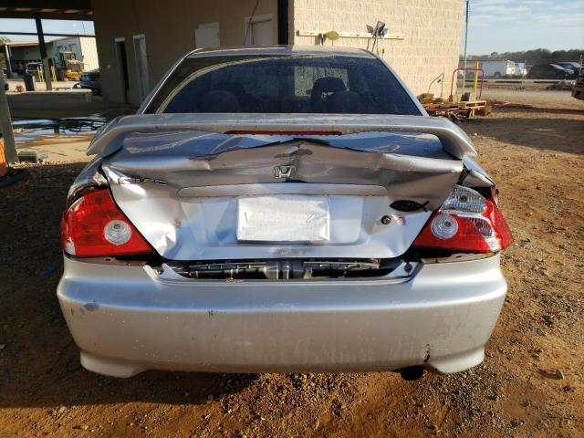 1HGEM22535L055662 - 2005 HONDA CIVIC LX SILVER photo 6