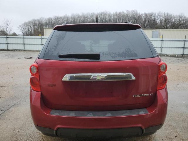 2GNALDEK0D6120320 - 2013 CHEVROLET EQUINOX LT RED photo 6