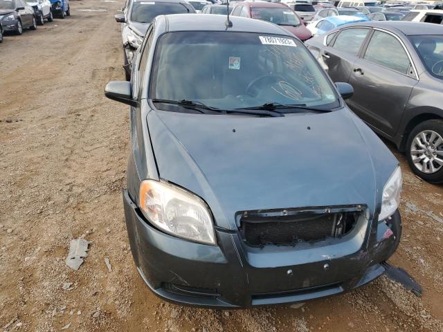 KL1TD5DE9AB135480 - 2010 CHEVROLET AVEO LS BLUE photo 5