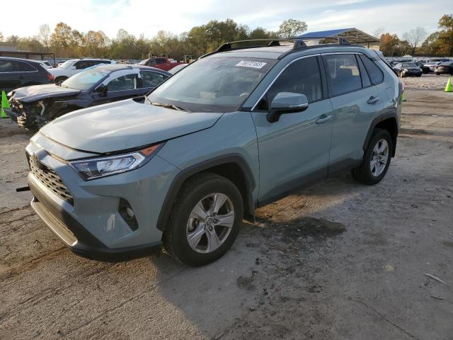 JTMW1RFV9MJ022836 - 2021 TOYOTA RAV4 XLE TEAL photo 1