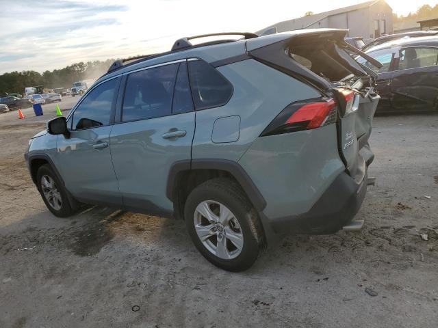 JTMW1RFV9MJ022836 - 2021 TOYOTA RAV4 XLE TEAL photo 2