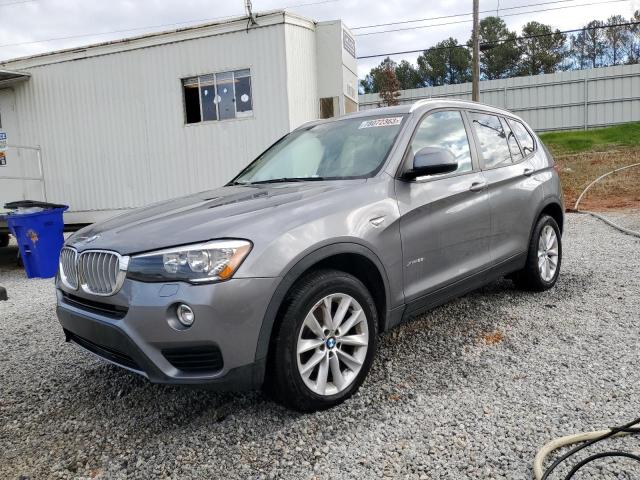 5UXWX9C59H0D96928 - 2017 BMW X3 XDRIVE28I GRAY photo 1