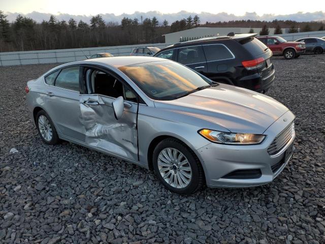 3FA6P0LU3ER288081 - 2014 FORD FUSION SE HYBRID SILVER photo 4