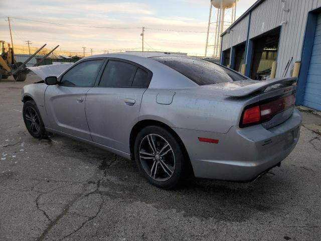 2C3CDXDT6EH199612 - 2014 DODGE CHARGER R/T SILVER photo 2