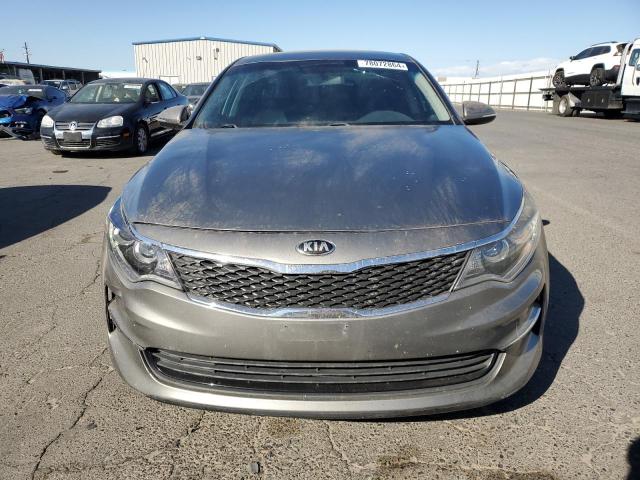 5XXGU4L35GG089704 - 2016 KIA OPTIMA EX GRAY photo 5