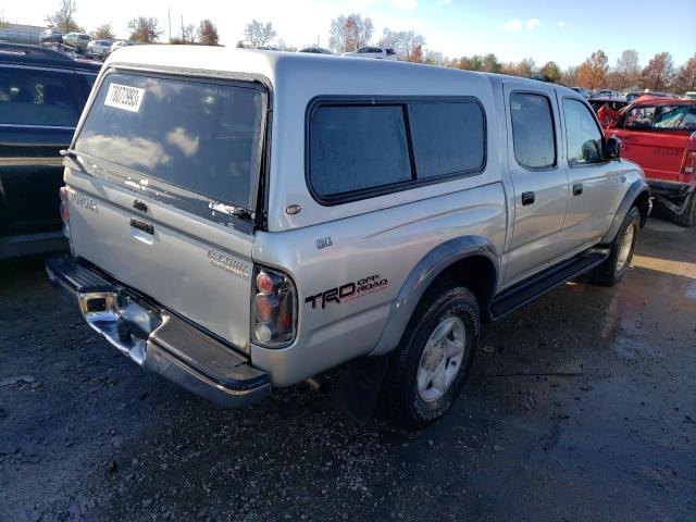 5TEGN92N12Z882036 - 2002 TOYOTA TACOMA DOUBLE CAB PRERUNNER SILVER photo 3