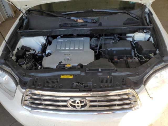 5TDDK3EH6AS014530 - 2010 TOYOTA HIGHLANDER LIMITED WHITE photo 12