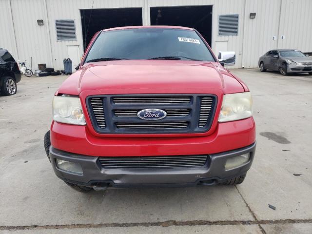 1FTPX145X5NA94193 - 2005 FORD F150 RED photo 5