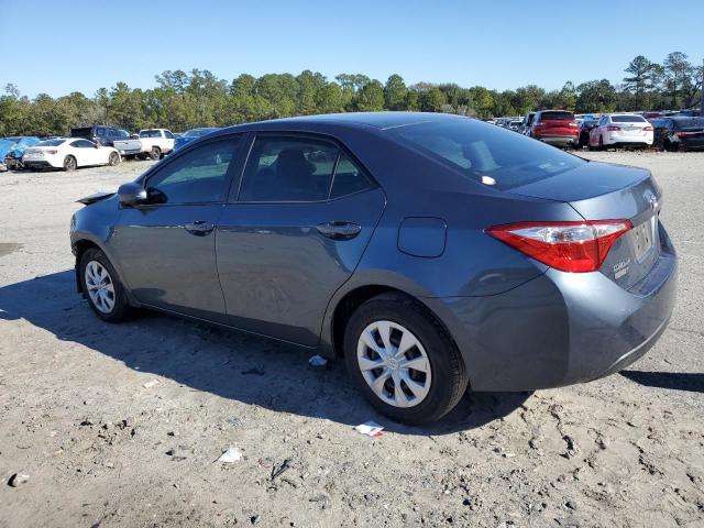 2T1BURHE3GC695169 - 2016 TOYOTA COROLLA L GRAY photo 2