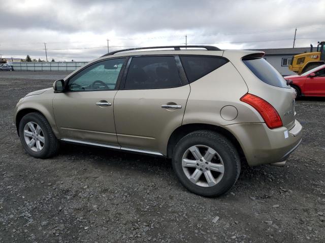 JN8AZ08W57W601502 - 2007 NISSAN MURANO SL GOLD photo 2