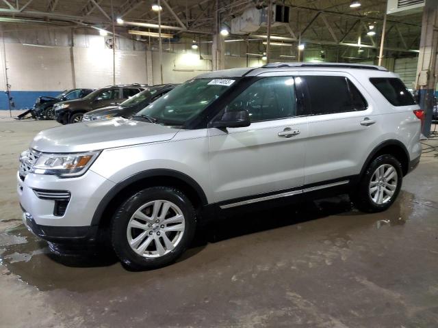 1FM5K8DHXJGC92484 - 2018 FORD EXPLORER XLT SILVER photo 1