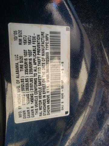 5FNRL38656B023969 - 2006 HONDA ODYSSEY EXL BLUE photo 12