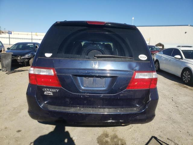 5FNRL38656B023969 - 2006 HONDA ODYSSEY EXL BLUE photo 6