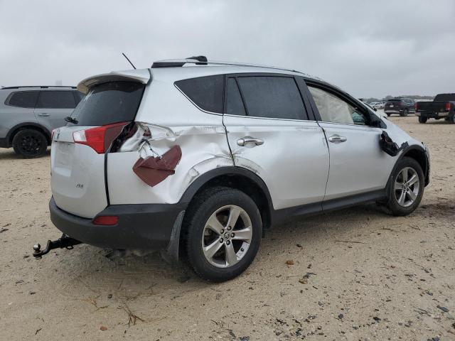 JTMWFREV3FD069929 - 2015 TOYOTA RAV4 XLE SILVER photo 3