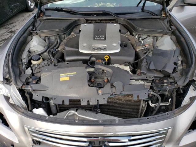 JNKCV64F79M652716 - 2009 INFINITI G37 GRAY photo 11