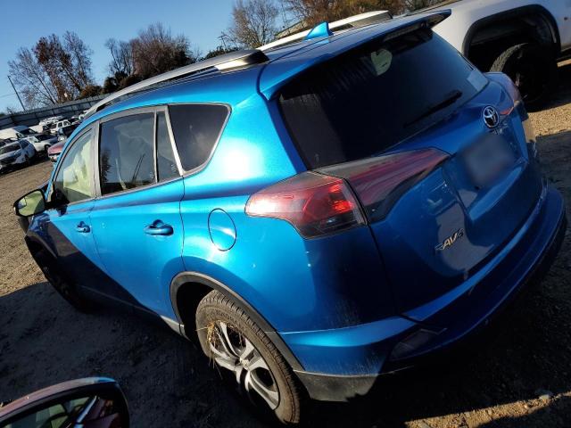 JTMBFREV2HJ148995 - 2017 TOYOTA RAV4 LE BLUE photo 2