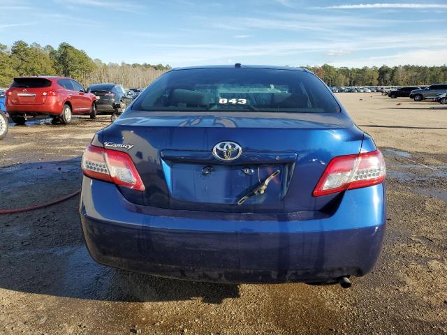 4T1BF3EKXBU655616 - 2011 TOYOTA CAMRY BASE BLUE photo 6