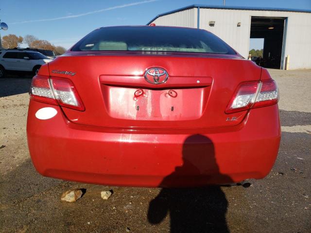 4T1BF3EK1BU727142 - 2011 TOYOTA CAMRY BASE RED photo 6