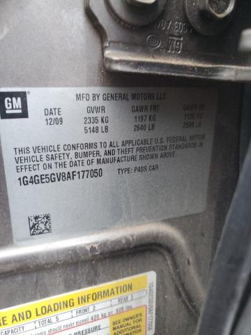 1G4GE5GV8AF177050 - 2010 BUICK LACROSSE CXS 棕色 照片 13