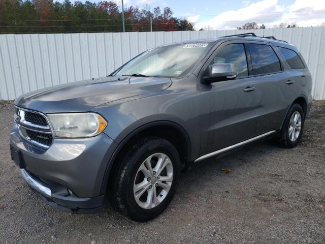 1D4SE4GT3BC604549 - 2011 DODGE DURANGO CREW GRAY photo 1