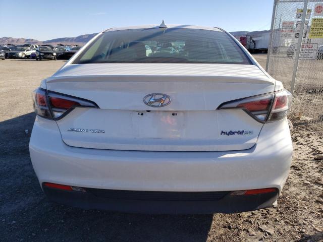 KMHE24L1XGA011759 - 2016 HYUNDAI SONATA HYBRID WHITE photo 6