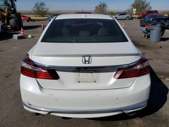 1HGCR3F93HA007137 - 2017 HONDA ACCORD TOURING WHITE photo 6