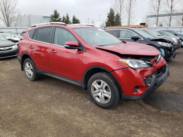 2T3ZFREV5FW231169 - 2015 TOYOTA RAV4 LE RED photo 4